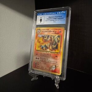 Charizard Pokémon Card - Japanese Edition Mint 9
